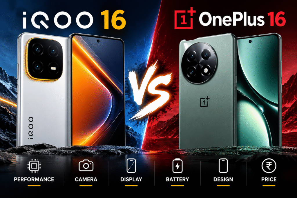 iQOO 16 vs OnePlus 16
